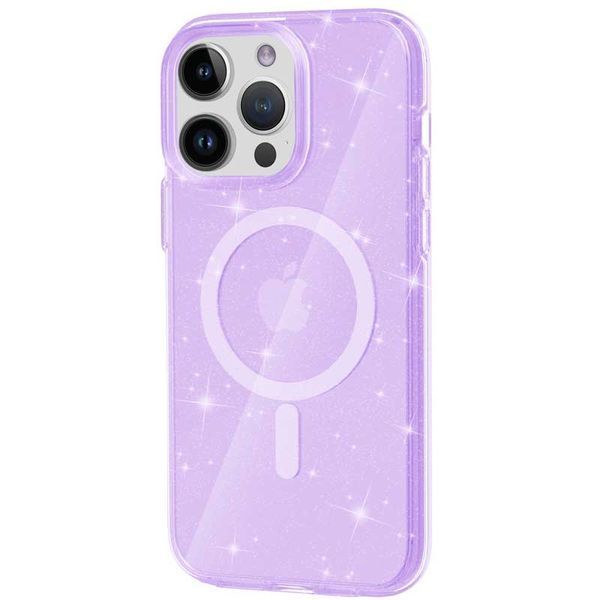 Чохол Galaxy Sparkle MagSafe для Iphone 15 Pro Purple 81210