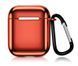 Чехол Electroplate TPU Cover Case для Apple Airpods Red 38924
