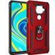 Протиударний чохол Serg Magnet Ring для Xiaomi Redmi Note 9 / Redmi 10X Червоний 42939