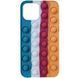 Чохол 3D Pop it Bubble для Iphone 12 / 12 Pro Cosmos blue / Orange 56124