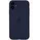 Чохол Silicone Case з захистом камери для Iphone 12 Темно-синій / Midnight blue 53013