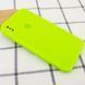 Чохол Silicone Case Square для Iphone X / XS Салатовий / Neon green 53329 2
