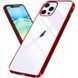 Чехол Glossy edging для Iphone 12 / 12 Pro Прозрачный / Красный 50694 1