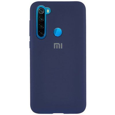 Чохол Silicone Cover для Xiaomi Redmi Note 8T Синій / Navy Blue 38527