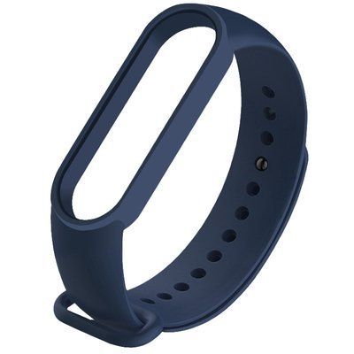 Ремешок Silicone для Xiaomi Mi Band 5/6 Синий / Grey Cobalt 42756