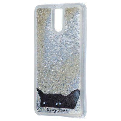 Чохол з блискітками Lovely Stream для Meizu M6 Note Black cat 41582