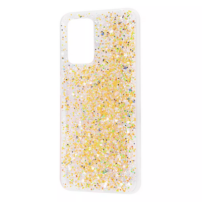 Чехол с блестками Diamond Case для Samsung Galaxy A13 Gold 64165