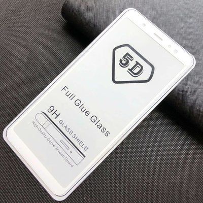 Защитное стекло Full Glue для Samsung Galaxy A6 Plus 2018 A605 White 35578