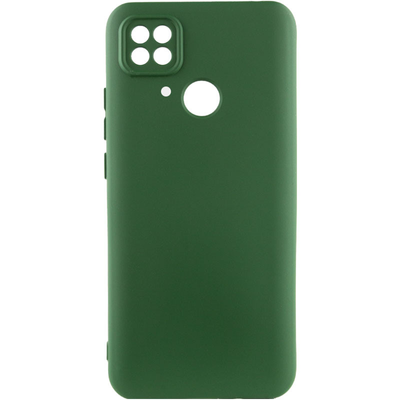 Чохол Silicone Lakshmi A Full Camera для Xiaomi Redmi 10C / Poco C40 Зелений / Dark green 63532