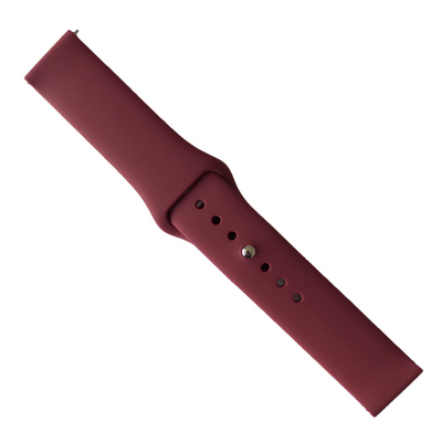 Ремешок Silicone Sport для Xiaomi Amazfit / Samsung 20 mm Marsala