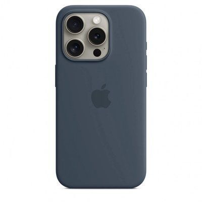 Чохол Silicone case Magsafe для Iphone 15 Pro Storm Blue 82178