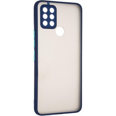 Чехол Delius Bumper Mat Case для Tecno Pova Blue 59404