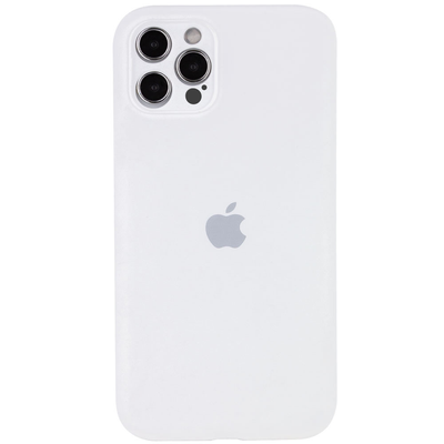 Чехол Silicone Case с защитой камеры для Iphone 13 Pro Белый / White 69108