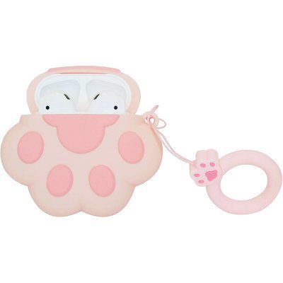 Чехол Paw с кольцом для Apple Airpods Розовый 50569
