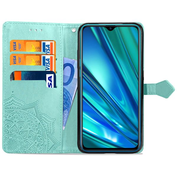 Чехол-книжка Art Case для Realme 5 Pro Бирюзовый 41401