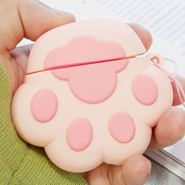 Чехол Paw с кольцом для Apple Airpods Розовый 50569