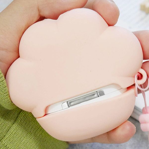 Чехол Paw с кольцом для Apple Airpods Розовый 50569