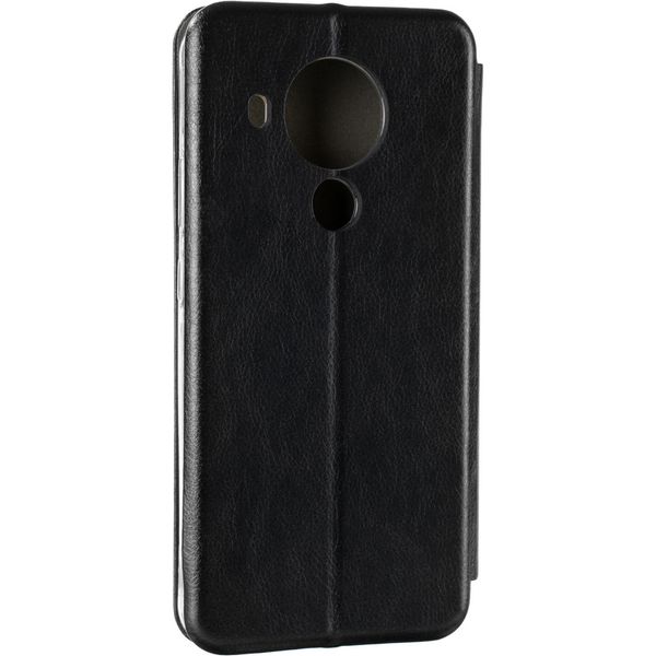 Чехол-книжка Leather Delius для Nokia 5.4 Black 57445