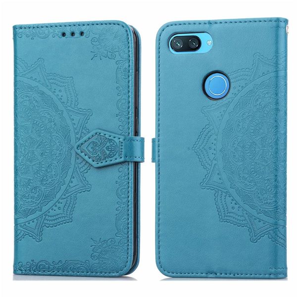 Чехол-книжка Art Case для Xiaomi Mi 8 Lite Голубой / Blue 33597