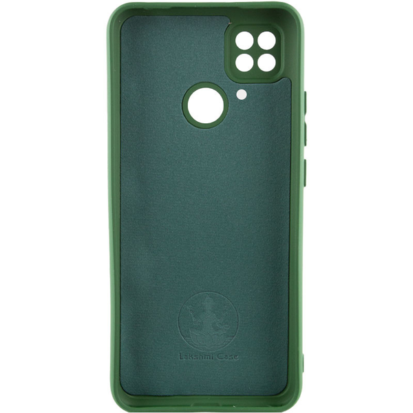 Чехол Silicone Lakshmi A Full Camera для Xiaomi Redmi 10C / Poco C40 Зеленый / Dark green 63532