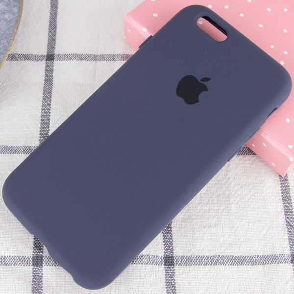 Чехол Silicone Case для Iphone 6 / 6s Темный Синий / Midnight Blue 50721