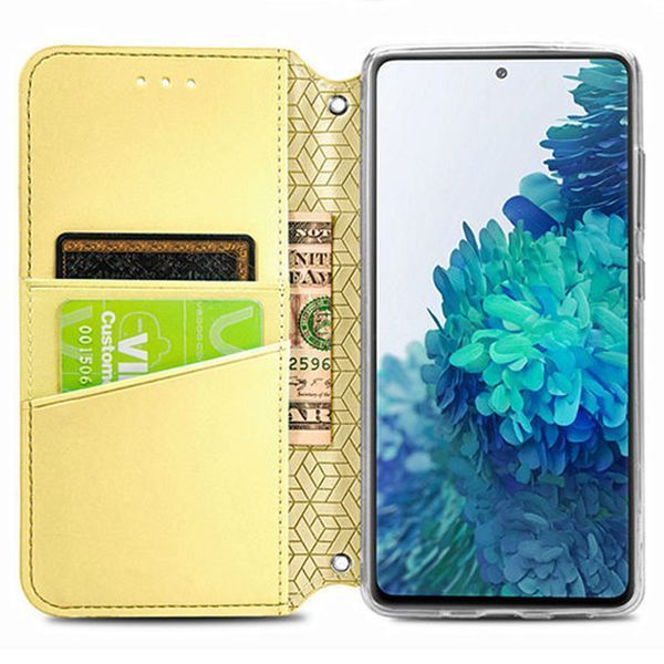 Чохол-книжка ETMA Mandal для Samsung Galaxy A51 Жовтий 52150
