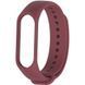 Ремешок Silicone для Xiaomi Mi Band 3/4 Бордовый 43679