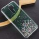 Чехол с блестками Shine Glitter для Xiaomi Redmi 9 Прозрачный / Мятный 54408 2