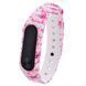 Ремінець з малюнком для Xiaomi Mi Band 3/4 pink butterfly 34717