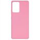 Чохол Silicone Cover NoLogo A Full для Samsung Galaxy A72 Рожевий / Pink 52617