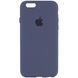 Чехол Silicone Case для Iphone 6 / 6s Темный Синий / Midnight Blue 50721 1