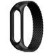 Ремешок Braided Solo Loop для Xiaomi Mi Band 3/4/5/6 M Black 60169 2