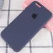 Чехол Silicone Case для Iphone 6 / 6s Темный Синий / Midnight Blue 50721 2