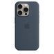 Чохол Silicone case Magsafe для Iphone 15 Pro Storm Blue 82178