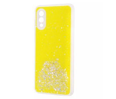 Чохол WAVE Brilliant Case з блискітками для Samsung Galaxy A02 Yellow 58005