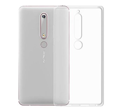 Чехол Stez для Nokia 6.1 Прозрачный 35254