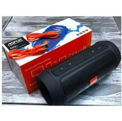 Портативна Bluetooth колонка Aspor CH2+ Black 37883