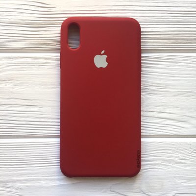 Чехол Silicone Case для Iphone XS Max Burgundy 31537