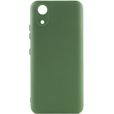 Чехол Silicone Lakshmi A Full Camera для Samsung Galaxy A03 Core Зеленый / Dark green 63076