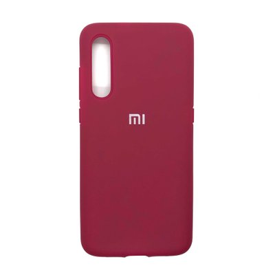 Чехол Silicone Cover для Xiaomi Mi 9 SE Малиновый 34325