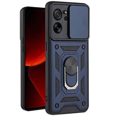 Протиударний чохол Camsh Serg Ring для Xiaomi Redmi 13C/Poco C65 Синій