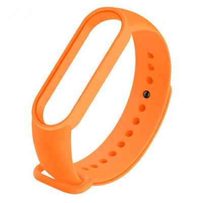 Ремешок Silicone для Xiaomi Mi Band 5/6 Orange 83430