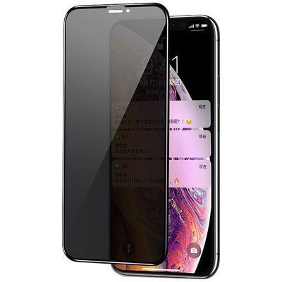 Захисне скло Антишпигун Privacy Matte для Iphone 11 Pro Max / XS Max Black 48517
