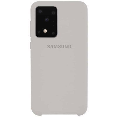 Чохол Silicone Case для Samsung Galaxy S20 Ultra Сірий / Stone 40192