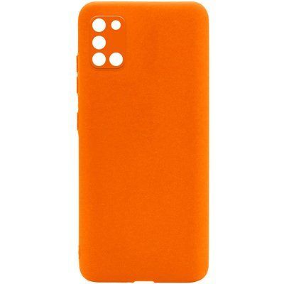 Чехол Matte с защитой камеры для Samsung Galaxy A31 Оранжевый / Orange 55173