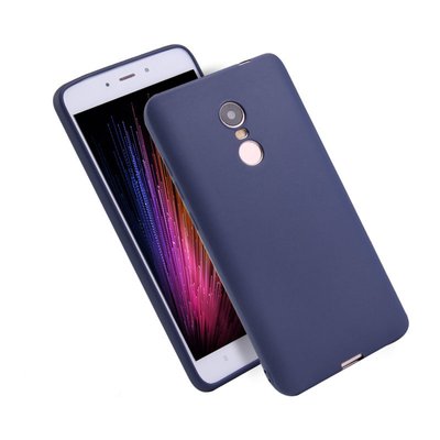 Чехол Matte для Xiaomi Redmi 5 Plus Синий 10328