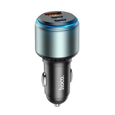 Автомобільний зарядний пристрій Hoco NZ9 95W USB+2Type-C Black 83633
