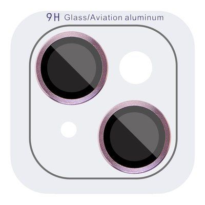 Захисне скло Metal Classic на камеру для IPhone 15/15 Plus Рожевий / Pink 83178