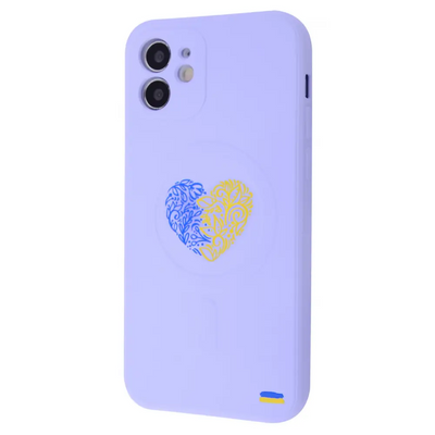 Чехол патриотический WAVE Ukraine Edition MagSafe для iPhone 12 Ukraine heart 63227
