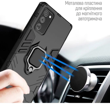 Протиударний чохол CoWay Magnet Ring для Samsung Galaxy A05 Синій 89045